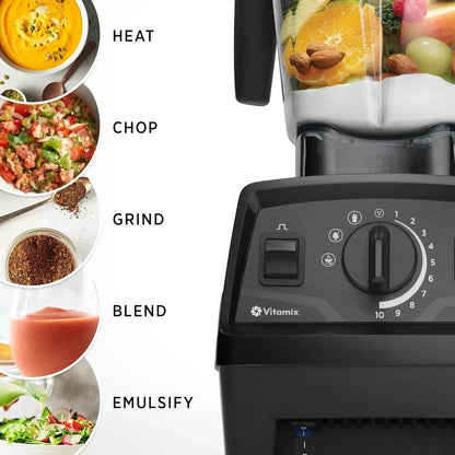 Vitamix Explorian Blender, Professional Grade, 64 oz. Low Profile Container, Black
