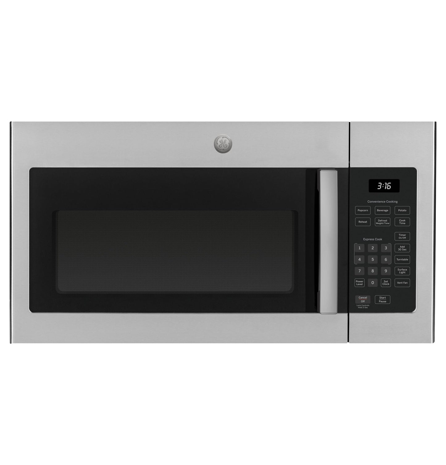 GE 30" Over-the-Range Microwave with 1000 Watts, 1.6 Cu Ft