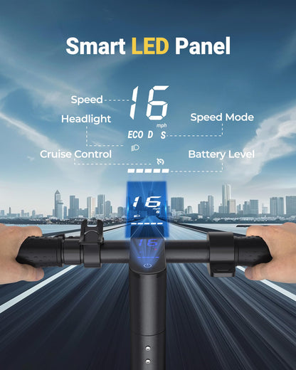 MAXSHOT Electric Scooter for Adults - 350W/500W, 19/22Mph