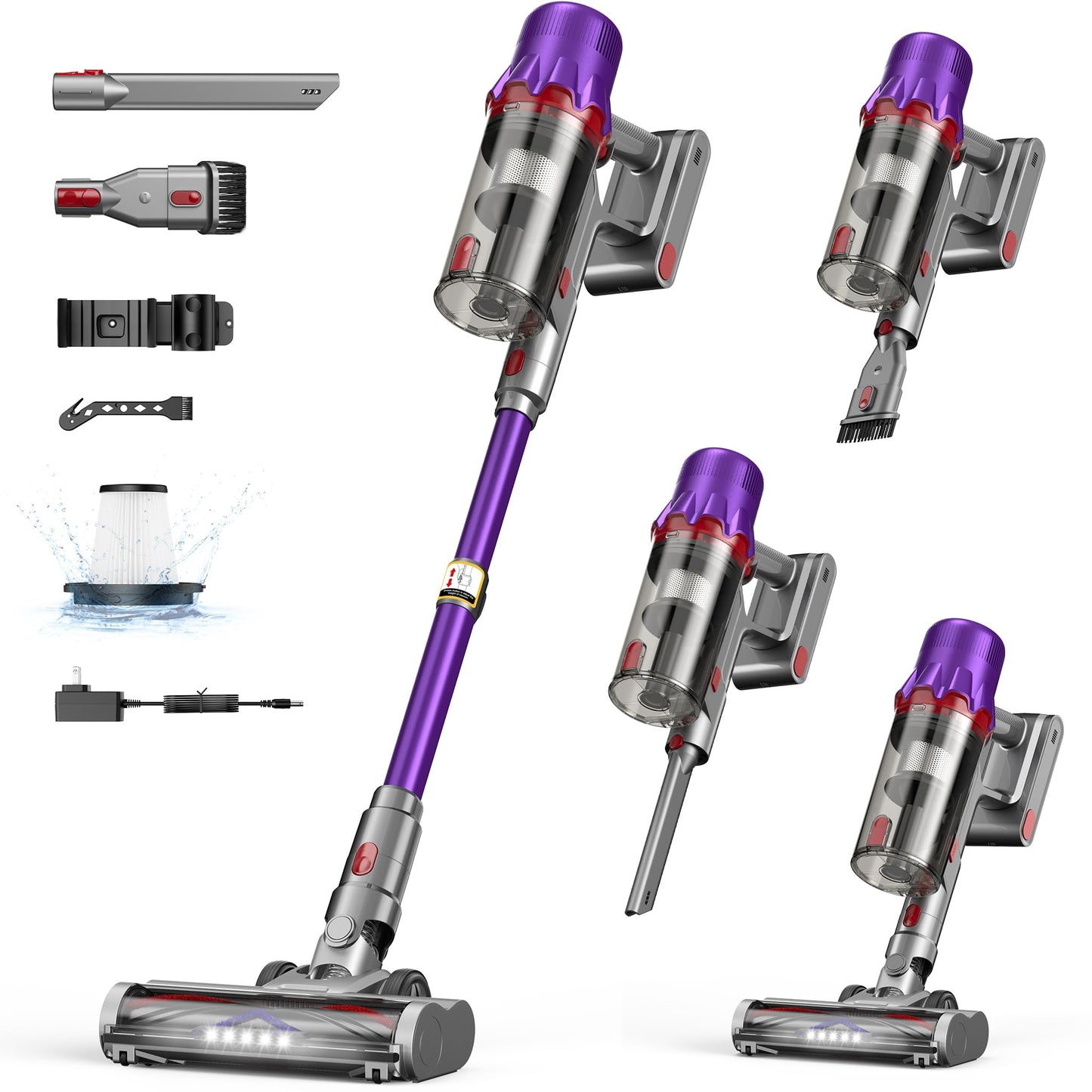 IXLION Cordless Vacuum Cleaner - Powerful, Lightweight HEPA Stick