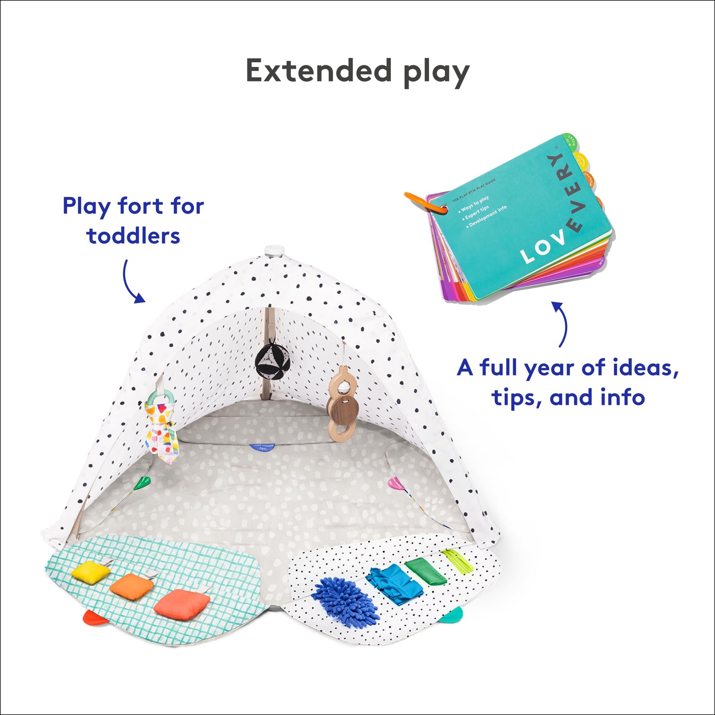 LOVEVERY The Play Gym - Award-Winning Developmental Activity Mat
