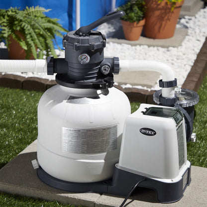 INTEX Krystal Clear Sand Filter Pump 2800 GPH for Pools
