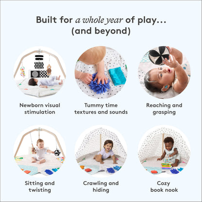 LOVEVERY The Play Gym - Award-Winning Developmental Activity Mat