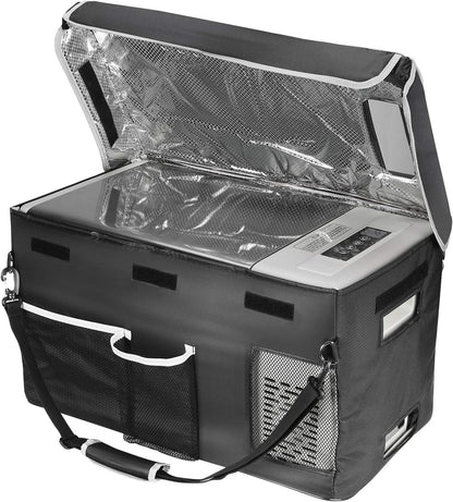 BougeRV 12 Volt Refrigerator 12V Car Fridge 23 Quart Portable Freezer Compressor Cooler 12/24V DC 110~240 Volt AC for Truck Van RV Camper SUV Travel Camping Road Trips Tailgating -7℉~50℉