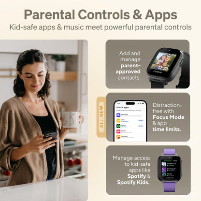 JRTRACK Kids Smart Watch by Cosmo | GPS Tracking & Safety Alerts