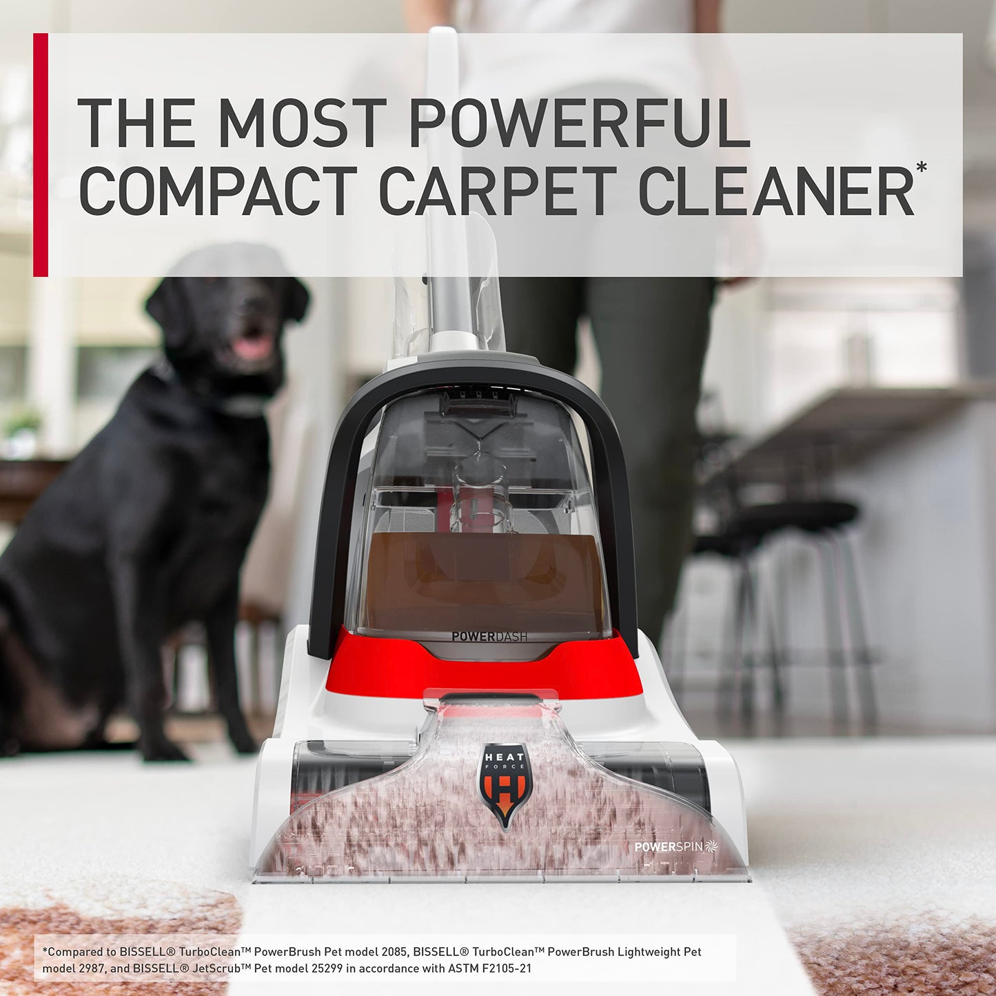 HOOVER PowerDash Pet+ Compact Carpet Cleaner Machine