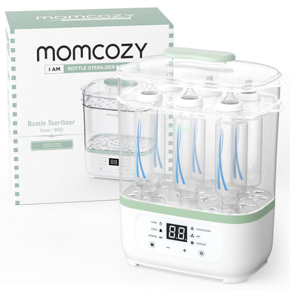 MOMCOZY Electric Steam Baby Bottle Sterilizer & Dryer