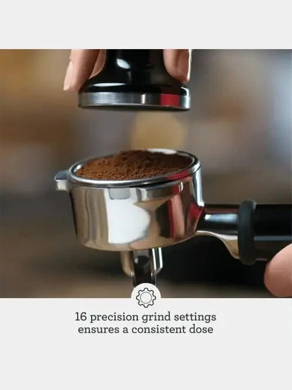 Breville Barista Express BES870XL Espresso Machine, Brushed Stainless Steel, Manual, Built-in Grinder, 67 oz Water Tank
