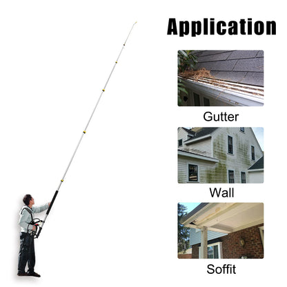 JANZ Aluminum 24 FT Telescoping Pressure Washer Wand