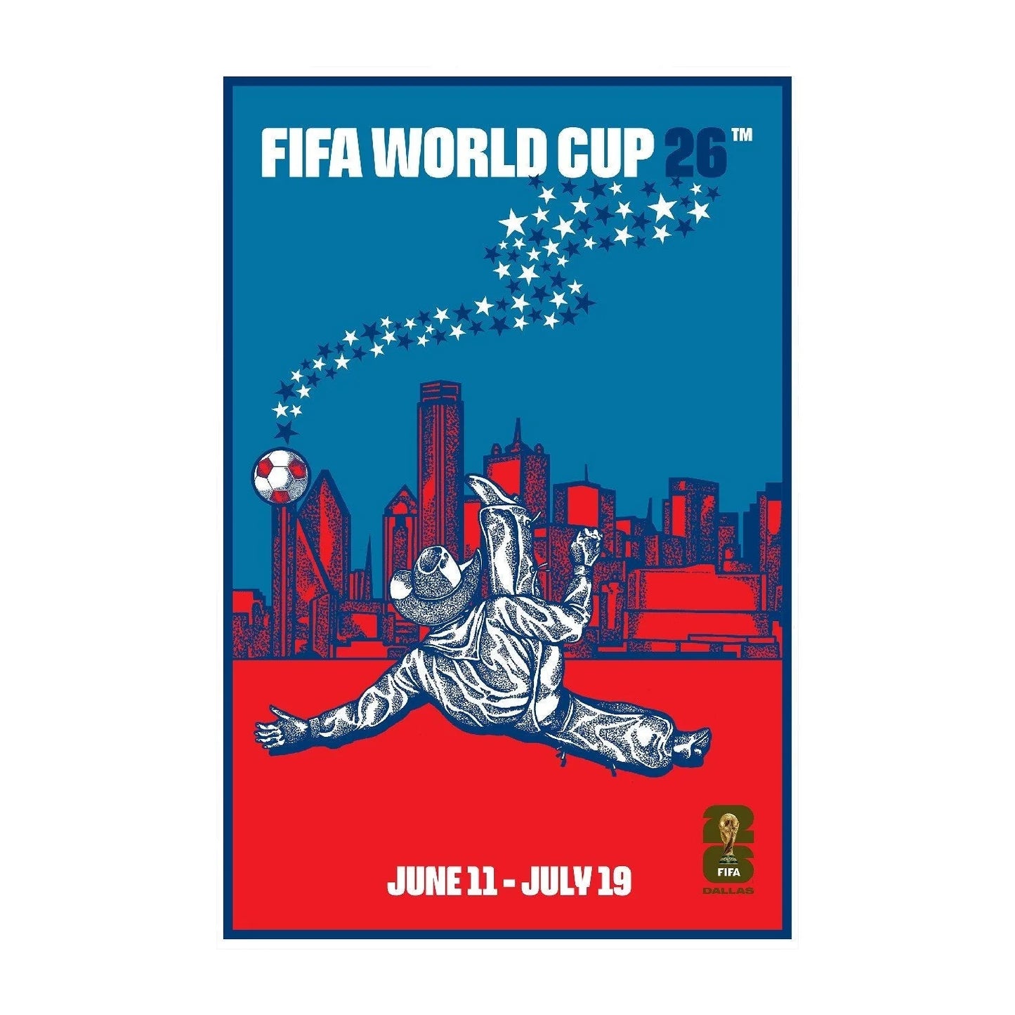 FIFA World Cup 2026™ Dallas Host City Poster