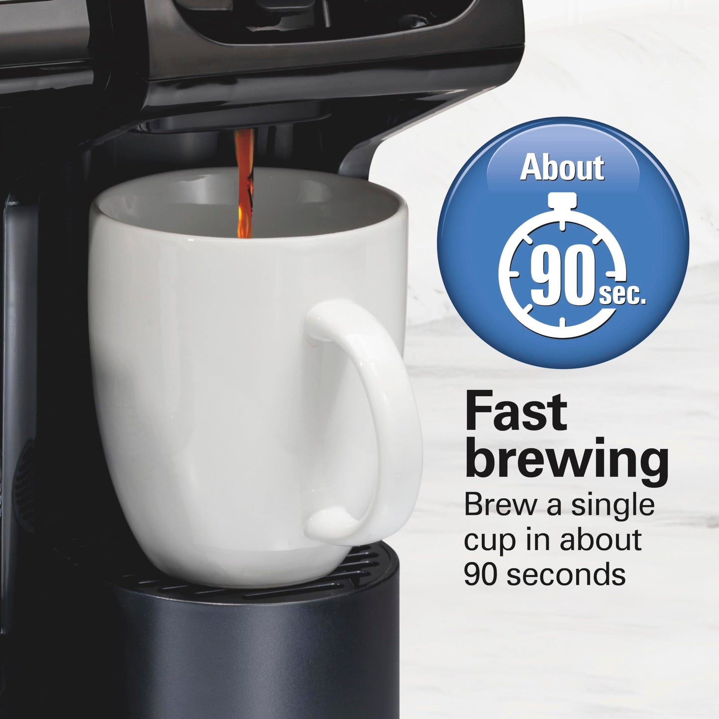 HAMILTON BEACH FlexBrew Trio Coffee Maker - K-Cup & Ground Compatible