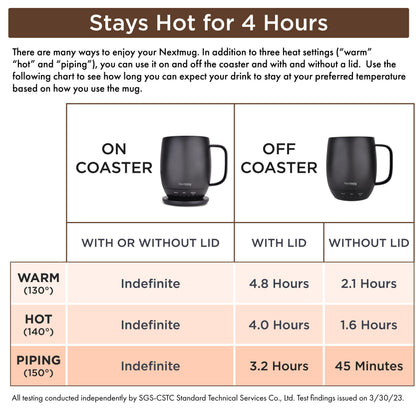 NEXTMUG BY NEXTBOOM Nextmug - Temperature-Controlled Self-Heating Mug