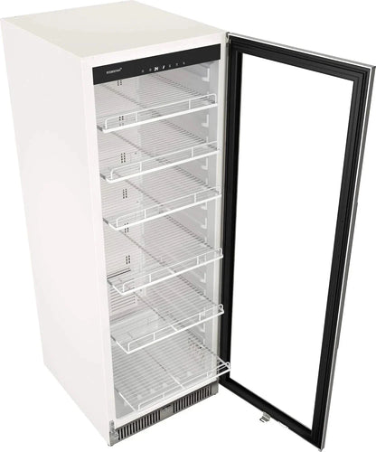 EdgeStar VBM101 22" Wide 10.1 Cu. Ft. Commercial Beverage Merchandiser – Stainless Steel, Temp Alarm, Reversible Door