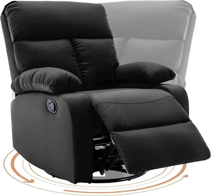 Small Swivel Rocker Recliner Chair for Compact Spaces