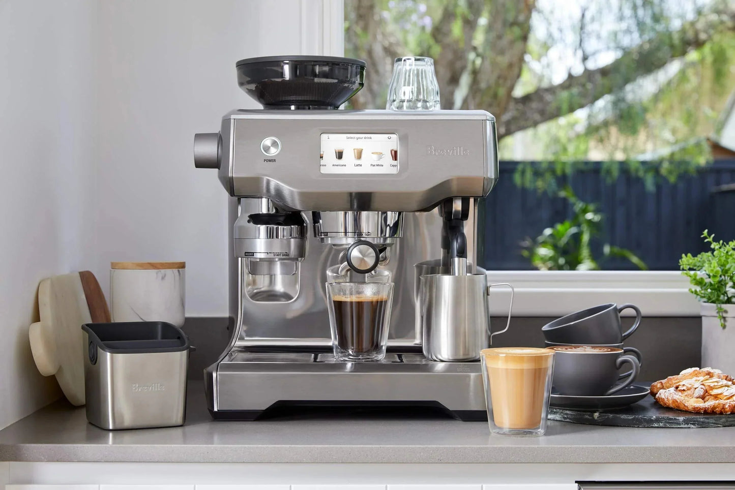 Breville Automatic Espresso Machine BES990BSSUSC