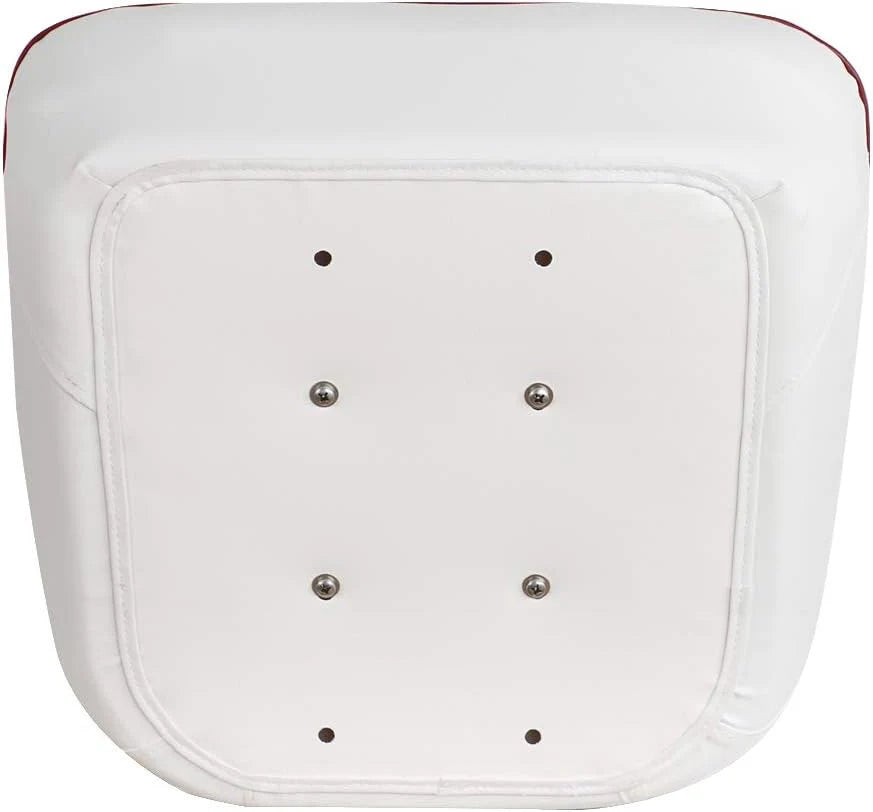 Bucket Pontoon Boat Seat (White/Blue)