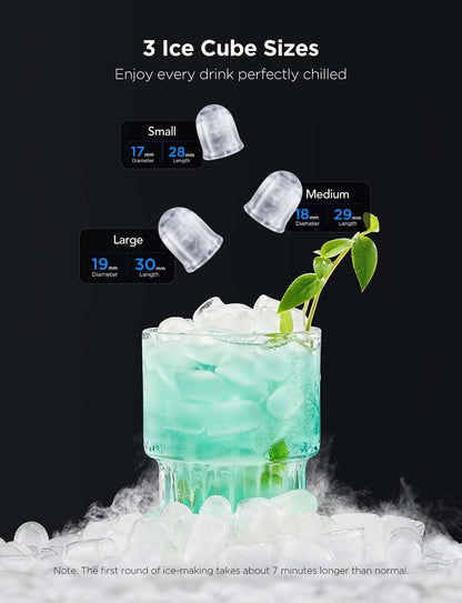 GOVEELIFE Smart Ice Maker Countertop - Portable Ice Machine