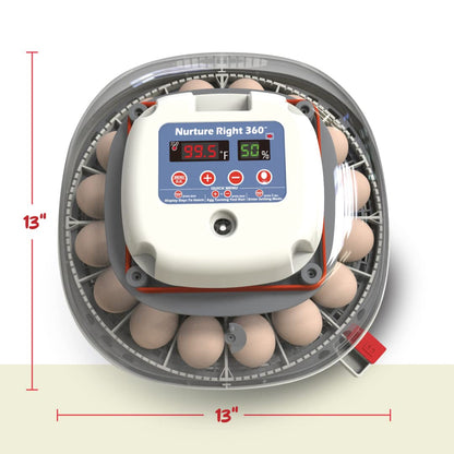 HARRIS FARMS Nurture Right Egg Incubator for Hatching Chickens