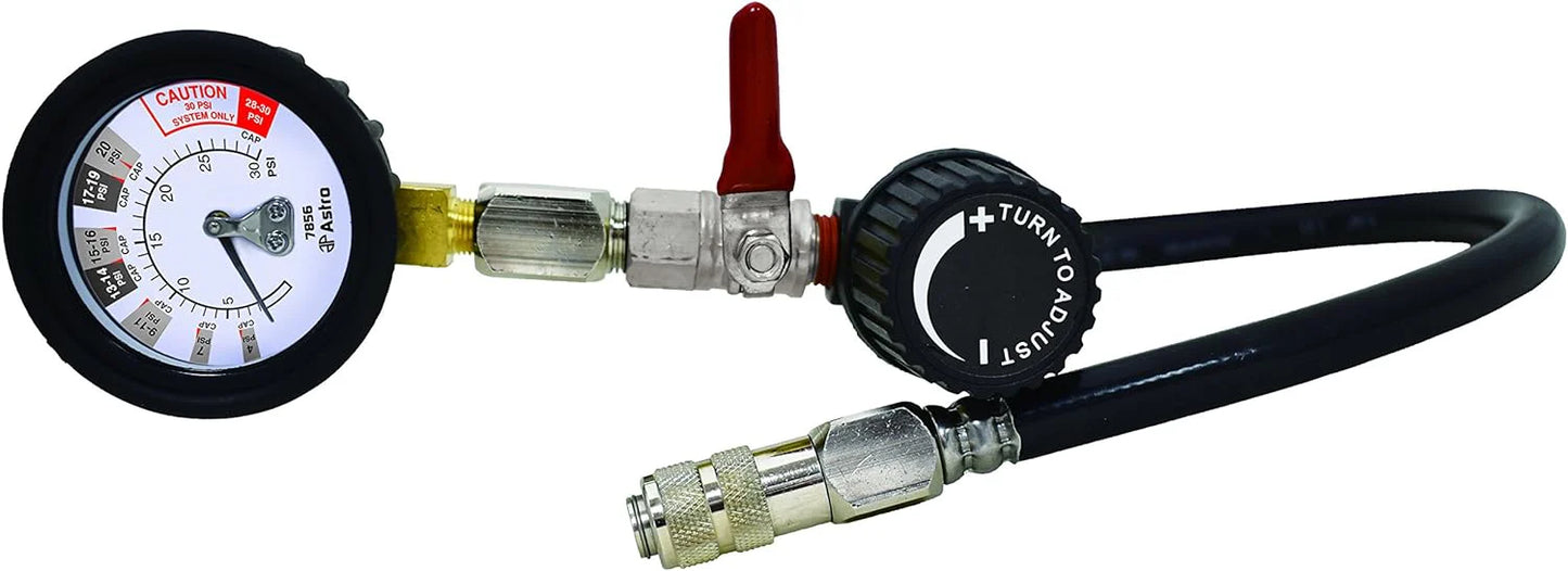Pneumatic Tool 78585 Universal Radiator Pressure Tester & Vacuum Type Cooling System Kit