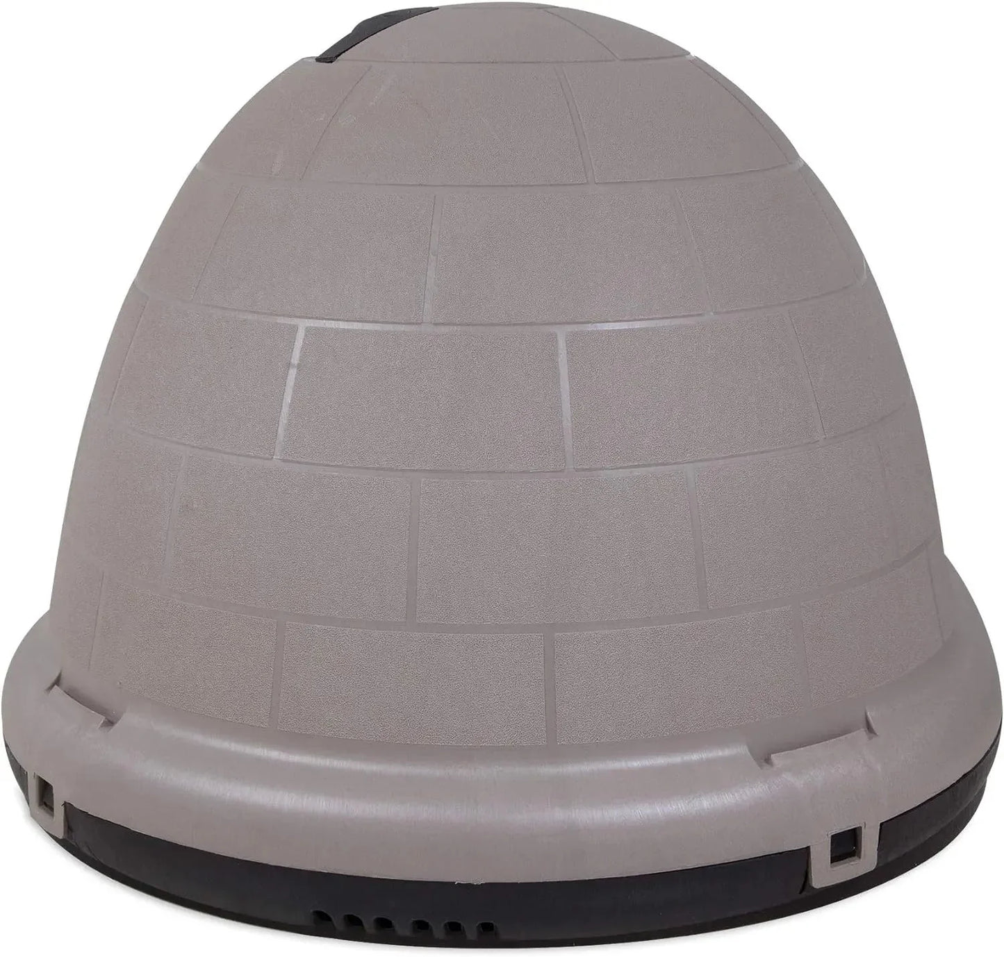 Petmate Indigo Dog House (Igloo Dog House, Made in USA with 90% Recycled Materials, All-Weather Protection Pet Shelter) for XL Dogs -90 to 125 pounds, Made in USA