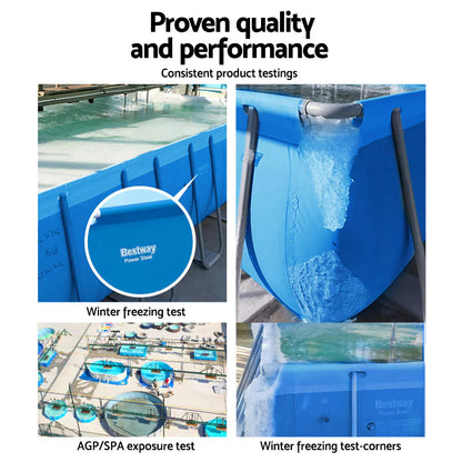 UV Resistant Steel Frame Swimming Pool 3300L - Bestway