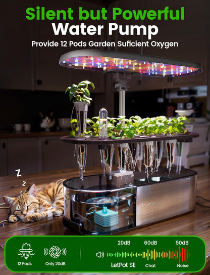 LETPOT LPH-SE Smart Herb Garden Kit with 12 Pods