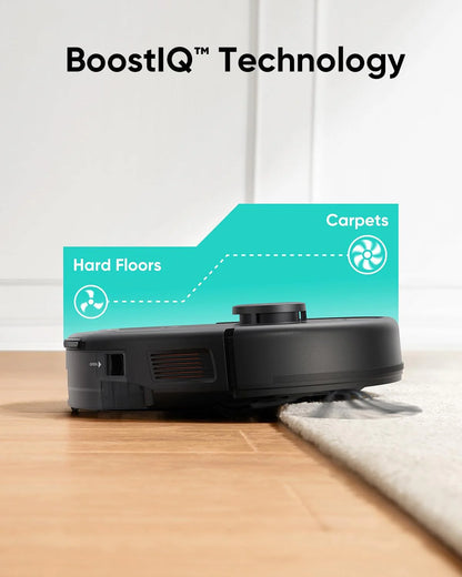 Robot Vacuum, Ultra Strong 5,000 Pa Suction, iPath Laser Navigation, for Deep Floor Cleaning, Ideal for Hair, Hard Floors