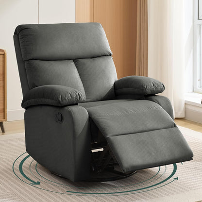 Small Swivel Rocker Recliner Chair for Compact Spaces