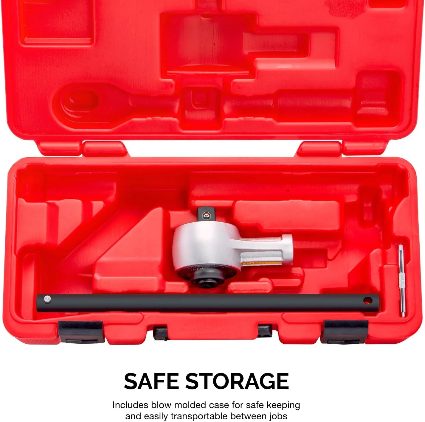 PRO 03715B 1/2" Drive Torque Wrench, 1100 Foot-Pound Heavy Duty Torque Multiplier Wrench, Cr-Mo and Chrome-Vanadium