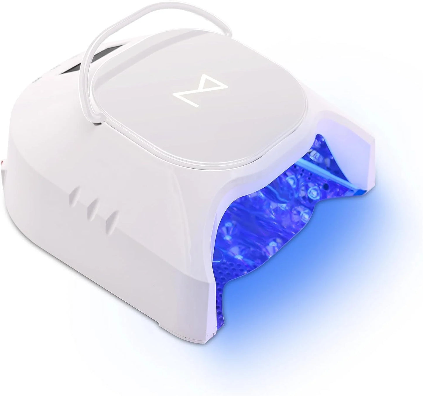 Professional Hybrid 86W Wireless Rechargeable UV LED Nail Curing Lamp Cordless Nail Dryer for Gel Nails, Manicure, Pedicure (Black)
