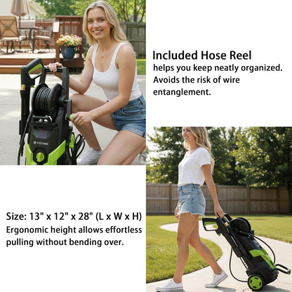 FOTING Upgraded 4500PSI Pressure Power Washer with Accessories