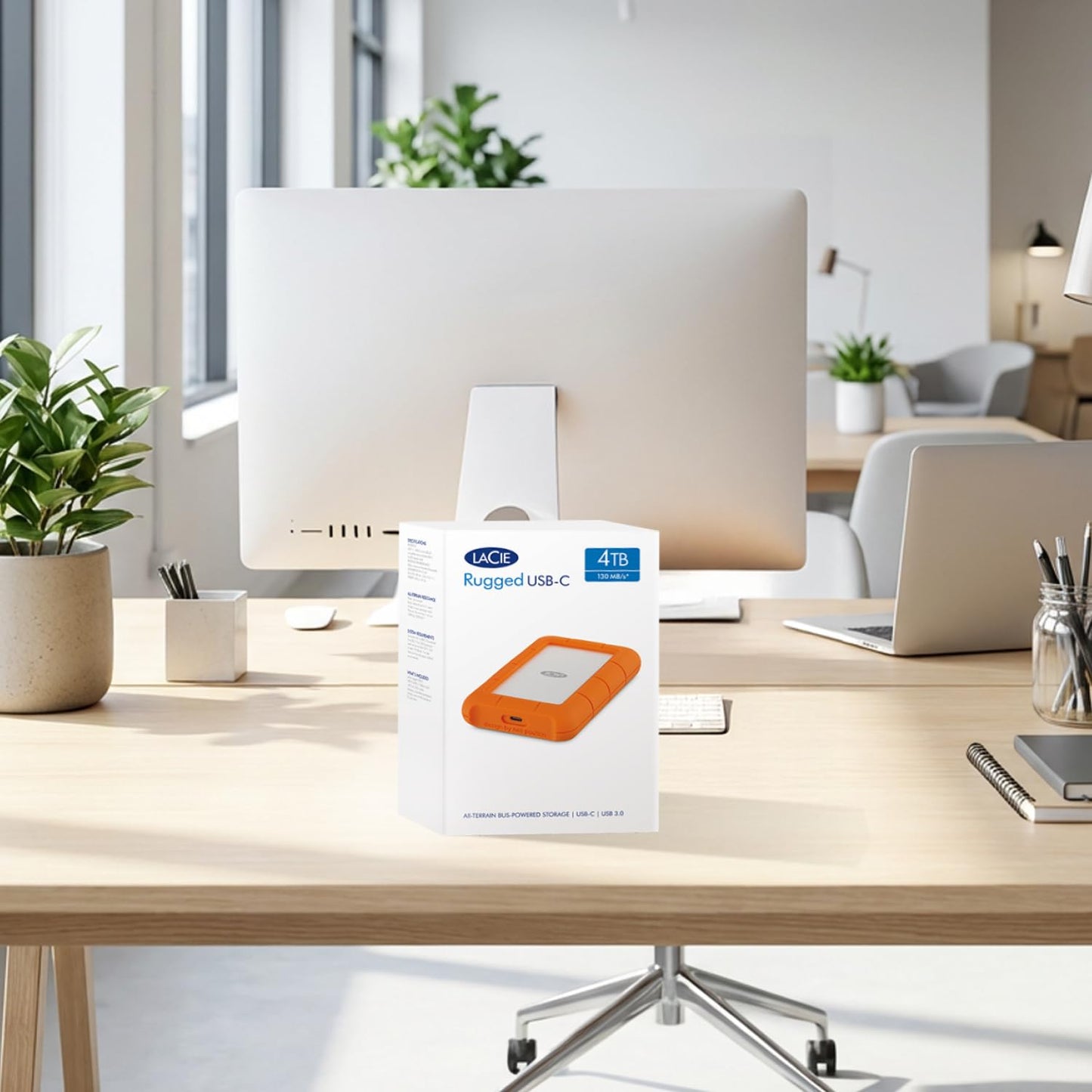 LACIE Rugged 5TB Portable External HDD - USB 3.0/2.0