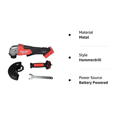 Milwaukee 2880 20 M18 FUEL Cordless Small Angle Grinder, Brushless Lithium Ion (Tool Only)