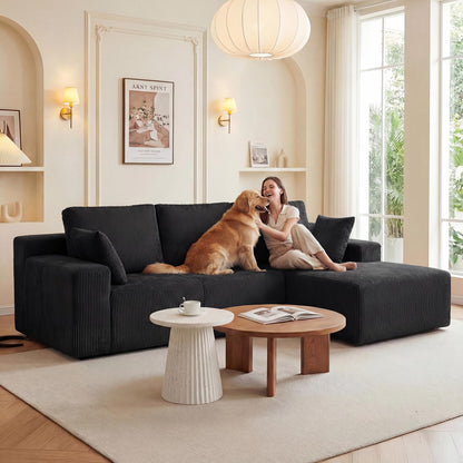 GRUSIGN Cloud Sectional Couch - Modular L-Shaped Sofa