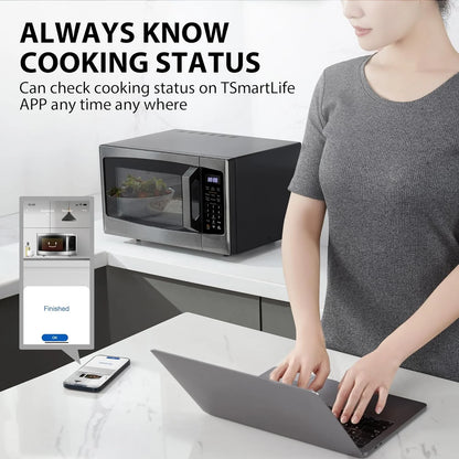 TOSHIBA 4-in-1 ML-EC42P(SS) Countertop Microwave Oven, Smart Sensor, Convection, Air Fryer Combo, Mute Function, Position Memory 13.6" Turntable, 1.5 Cu Ft, 1000W, Silver