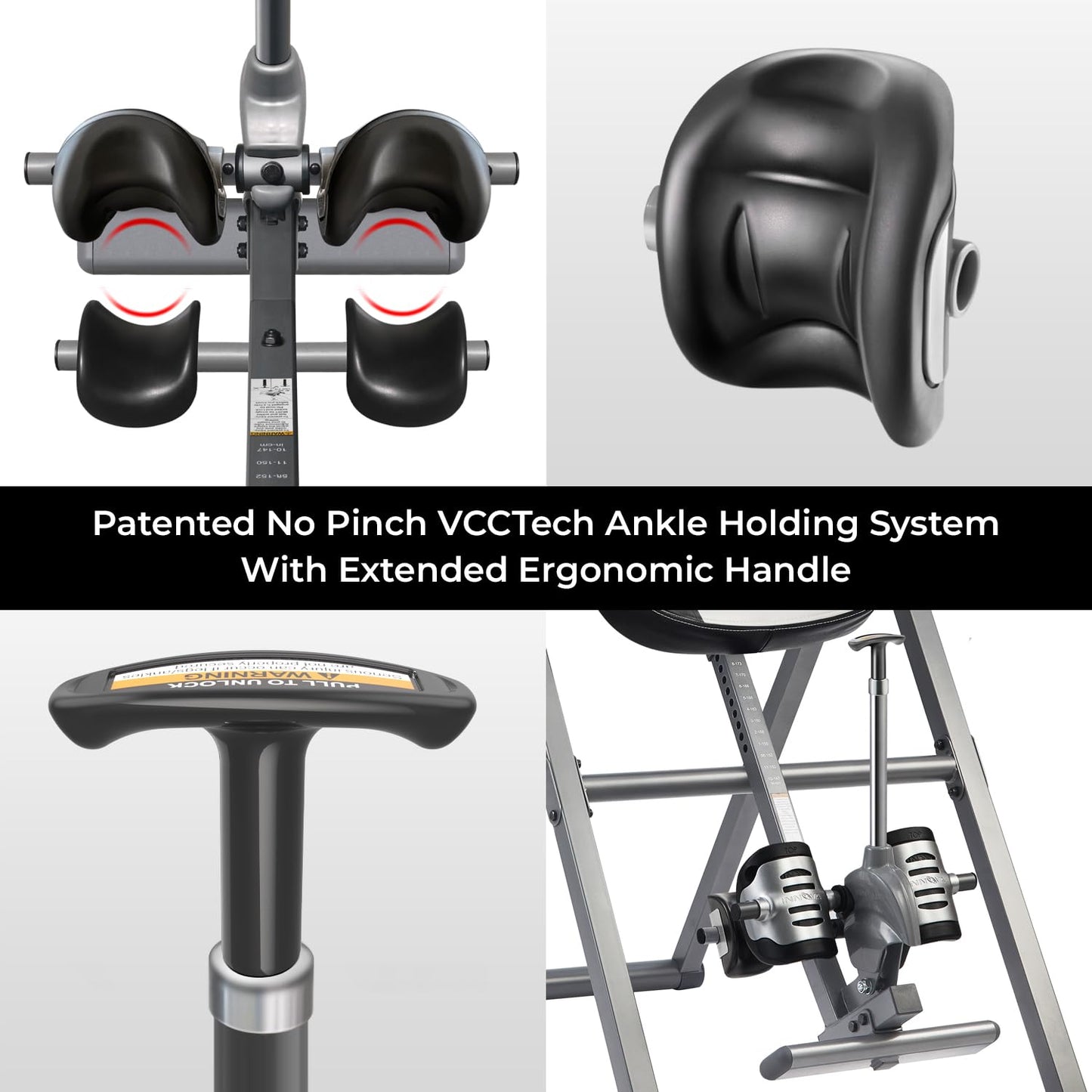 INNOVA HEALTH AND FITNESS Innova Advanced Heat & Massage Inversion Table