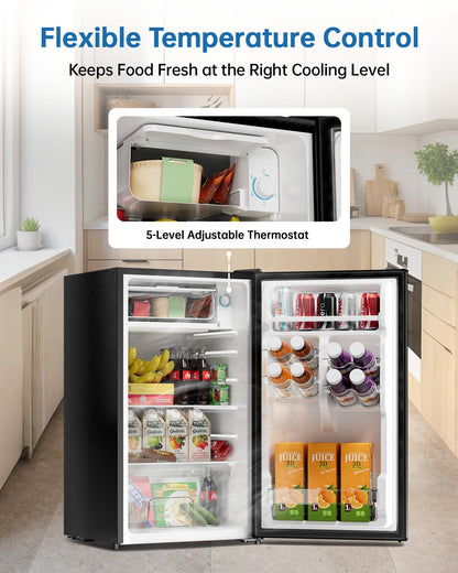 FROSTORM 3.2 Cu Ft Mini Fridge with Freezer - Energy Efficient