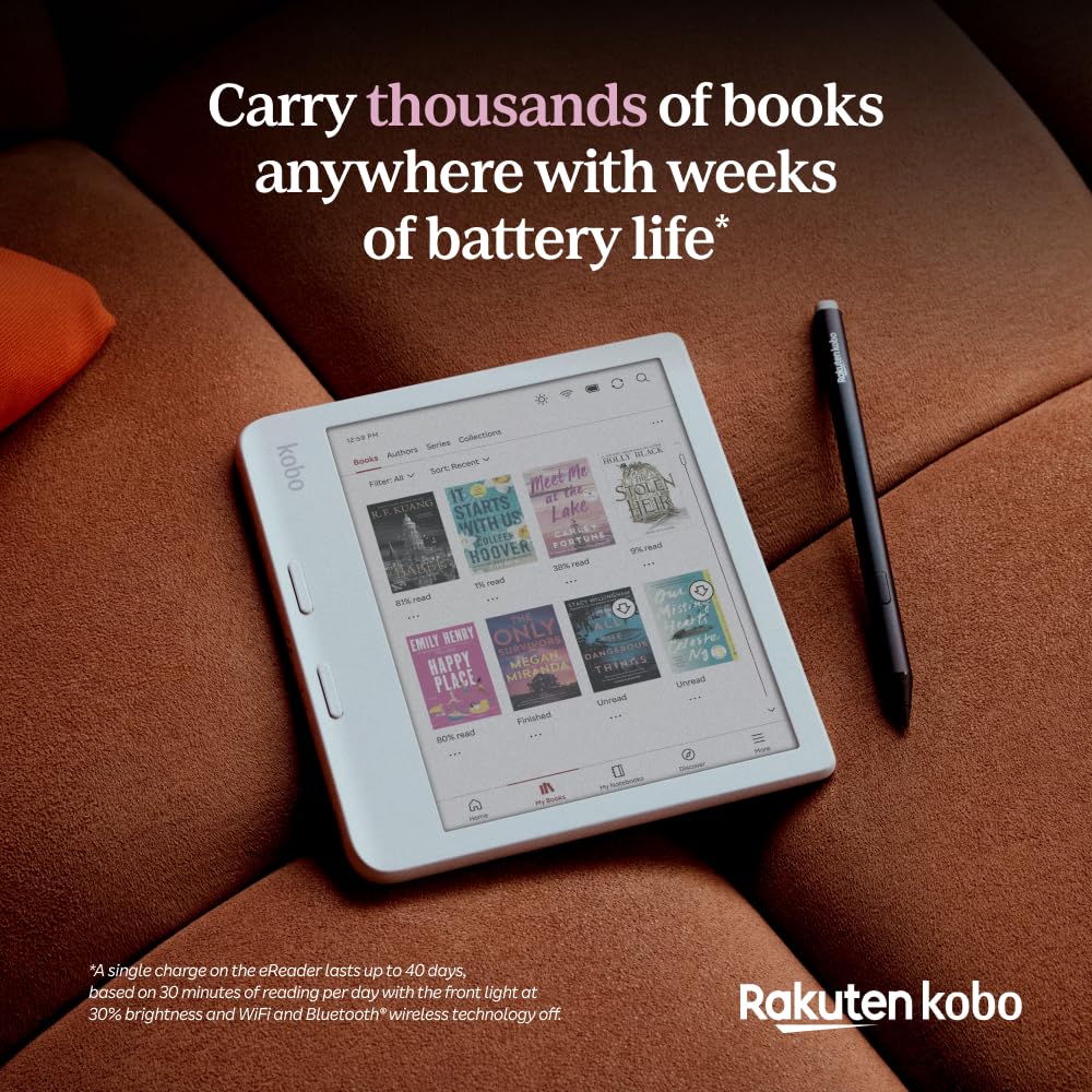 KOBO Libra Colour eReader | 7" Glare-Free Display