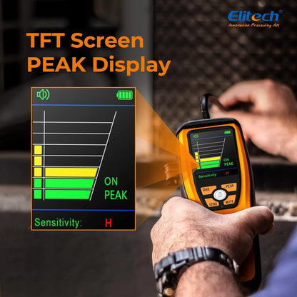 Refrigerant Leak Detector 10 Yrs Infrared Sensor Life Halogen Freon Sniffer, Air Conditioning Detection, Automotive Gas Finder, R22 R410A R134A R1234YF CFCs HCFCs HFCs, ILD-300