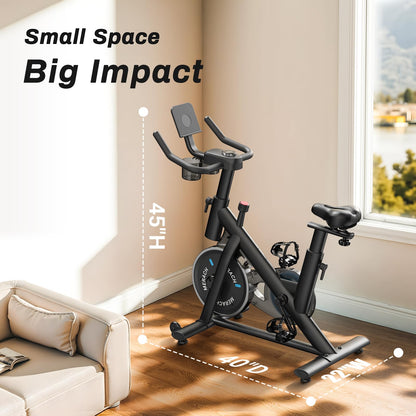 MERACH Exercise Bike with App & 300lbs Capacity