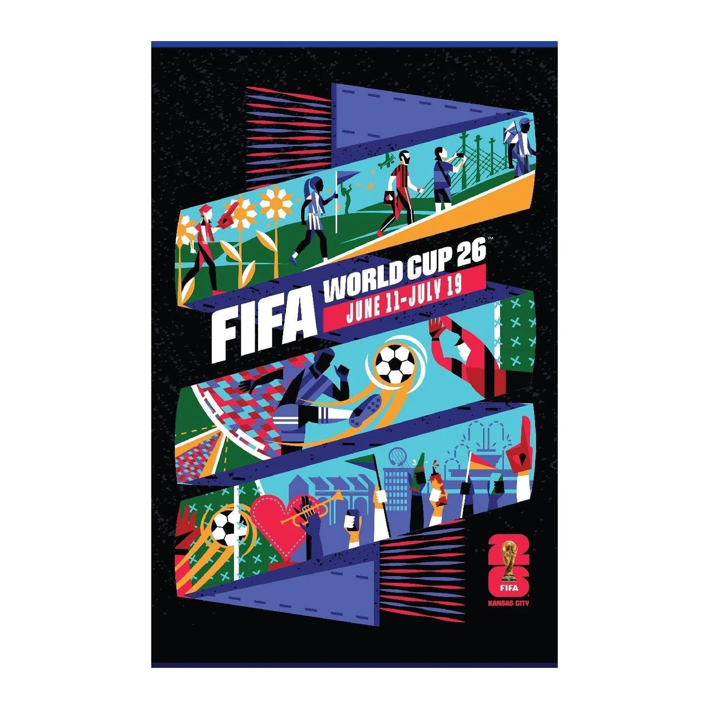FIFA World Cup 2026™ Kansas City Host City Poster