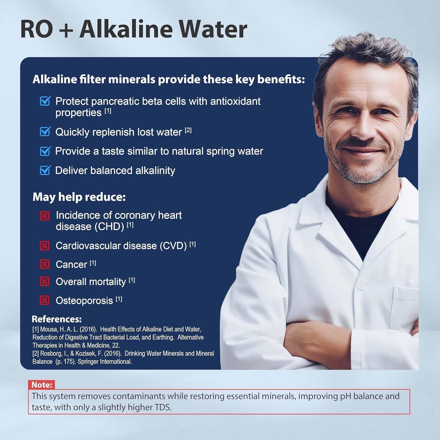 ISPRING RCC7AK Alkaline 6-Stage Reverse Osmosis System