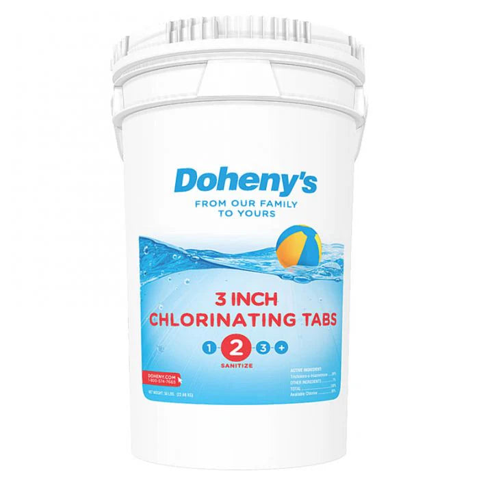 Doheny's 3 in Chlorine Tabs, 50 lb