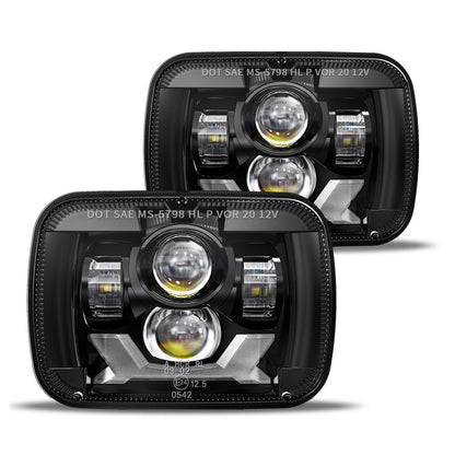 HWSTAR H6054 LED Headlights 180W for Jeep Cherokee XJ