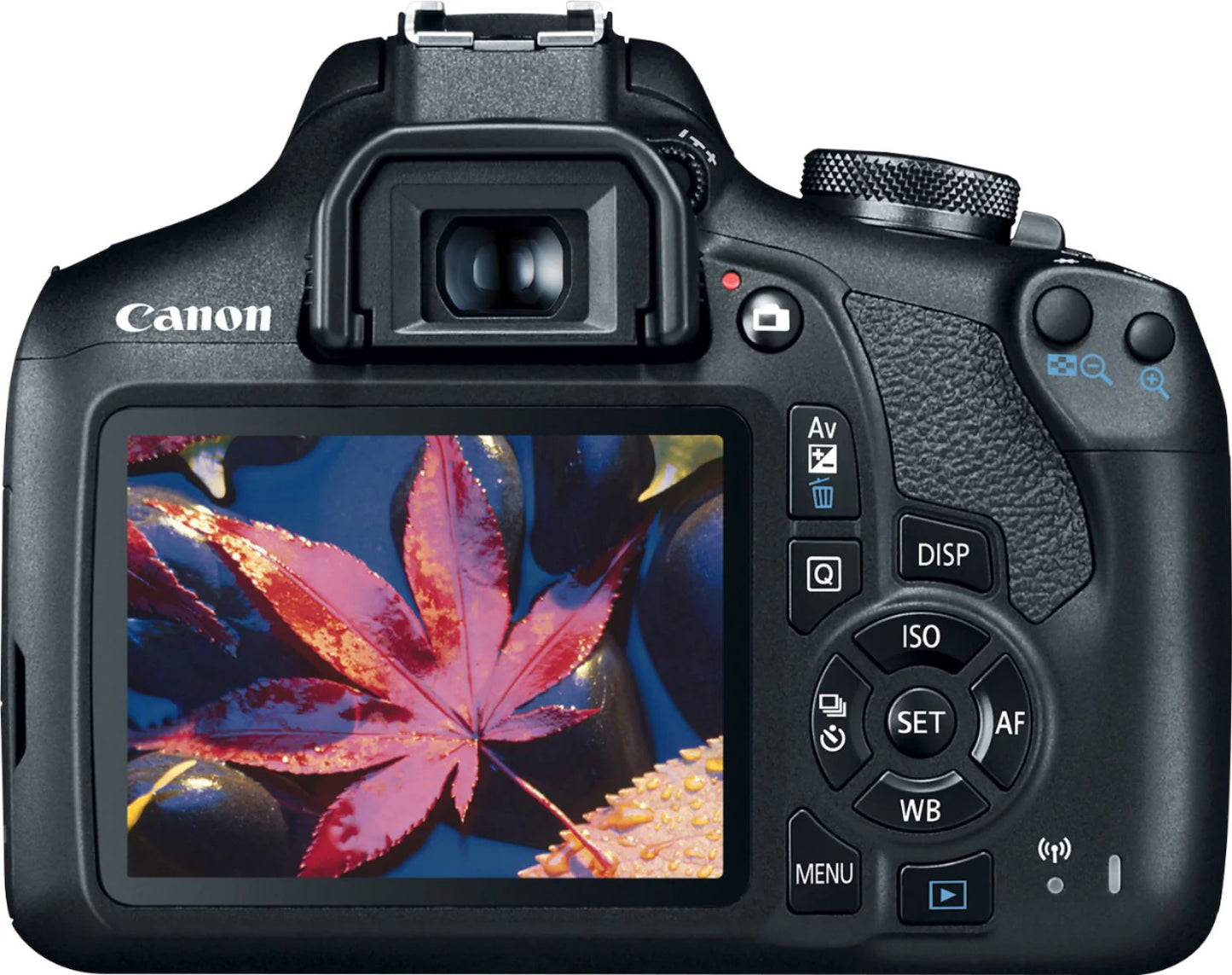 Canon – EOS Rebel T7 DSLR Video Camera with 18 55mm Lens – Black