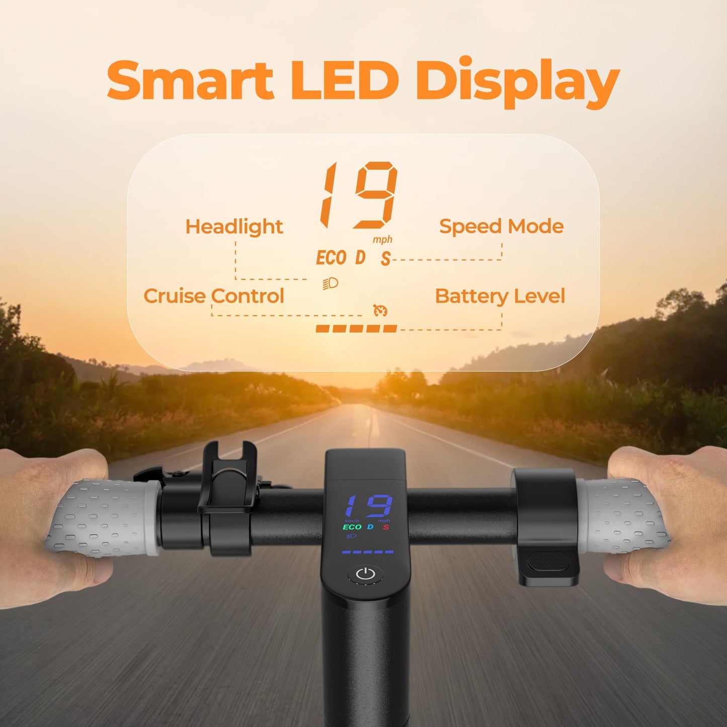 MAXSHOT Electric Scooter with Various Tire Sizes and Speeds