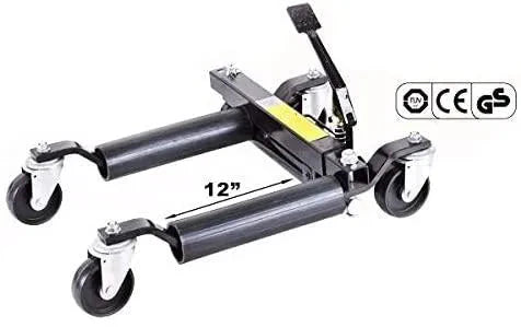 Stark Wheel Dolly Car Skates Vehicle Positioning Hydraulic Tire Jack Truck Rv Trailer Pick Up Dolly Ratcheting Foot Pedal