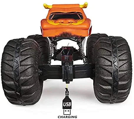 Monster Jam, Official Mega Grave Digger All-Terrain Remote Control Monster Truck with Lights sgtnighsdesigns