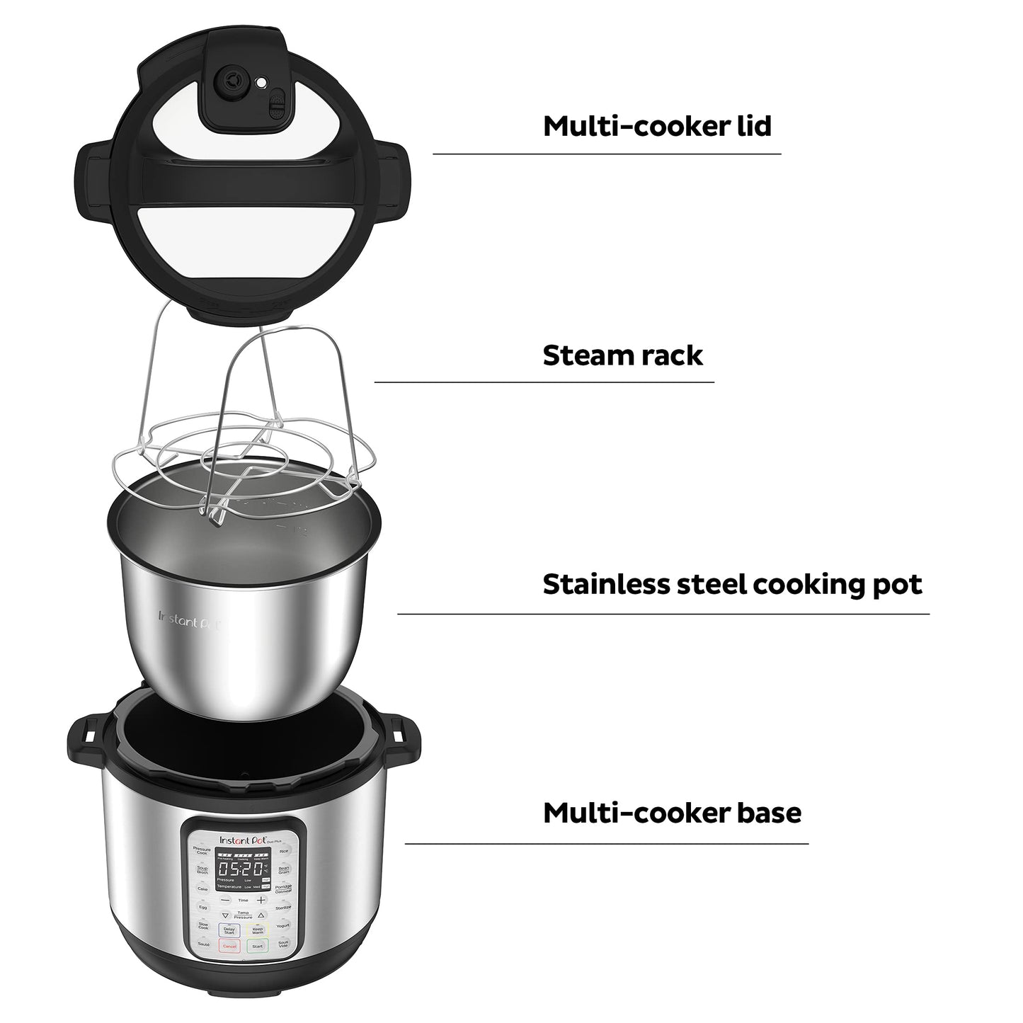 INSTANT POT Duo Plus 9-in-1 Electric Pressure Cooker, 3 Quart
