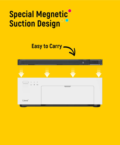 LIENE M100 4x6'' Photo Printer with 100 Sheets & Cartridges